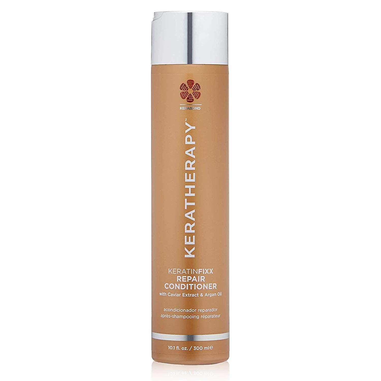 KERATHERAPY Keratin Infusion Repair Conditioner, 10.1 fl. oz., 10.1 fl oz – Repara el cabello seco, dañado o encrespado con extracto de caviar,