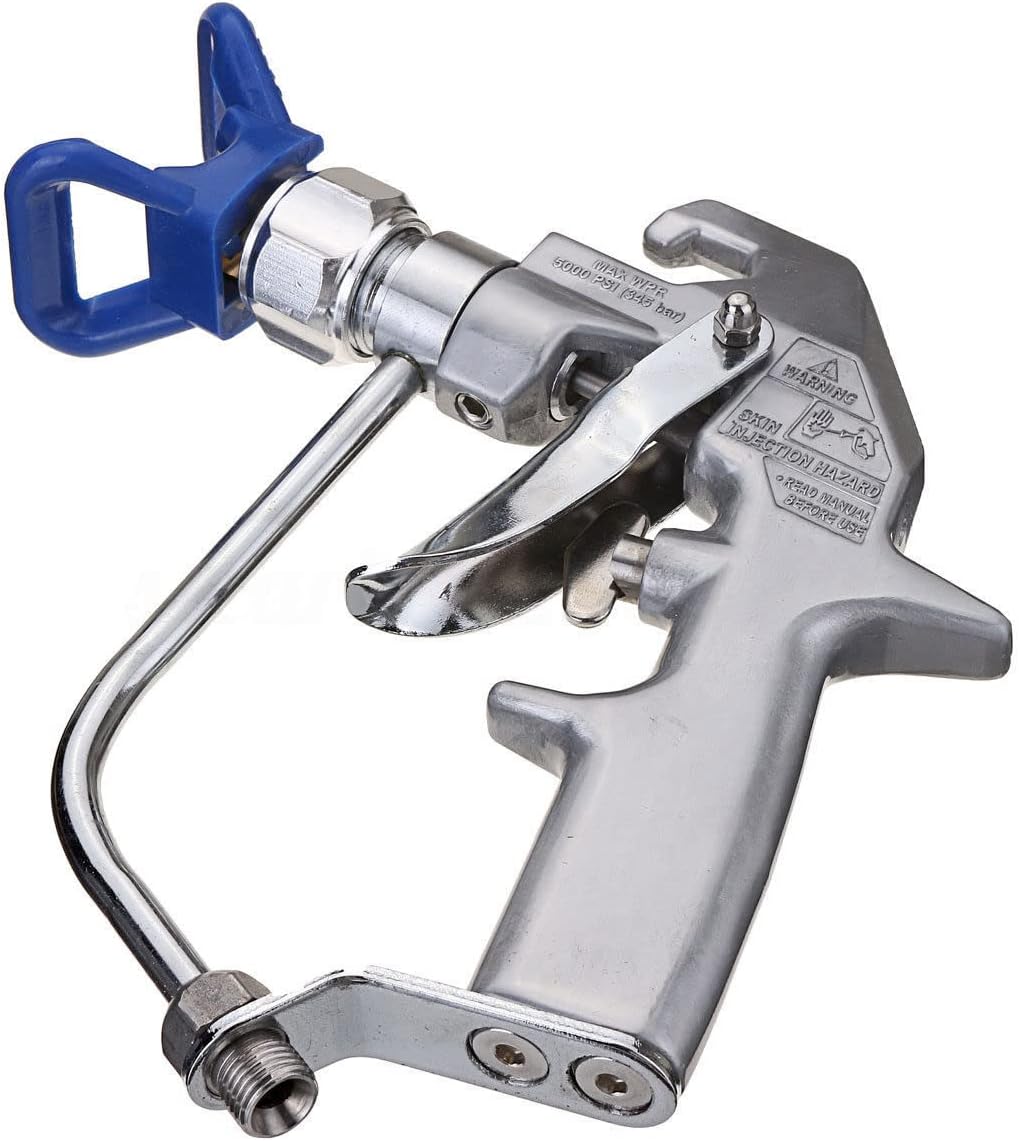 JOLINO 243283 Silver Plus Gun 5000 PSI Pistola de pintura sin aire con punta 517 y soporte