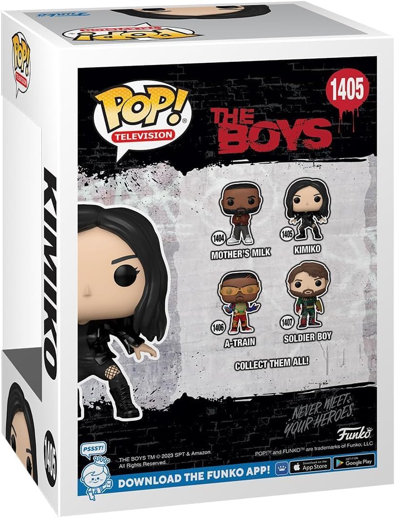 POP The Boys – Figura de vinilo Kimiko Funko (empaquetada con funda protectora compatible), multicolor, 3.75 pulgadas