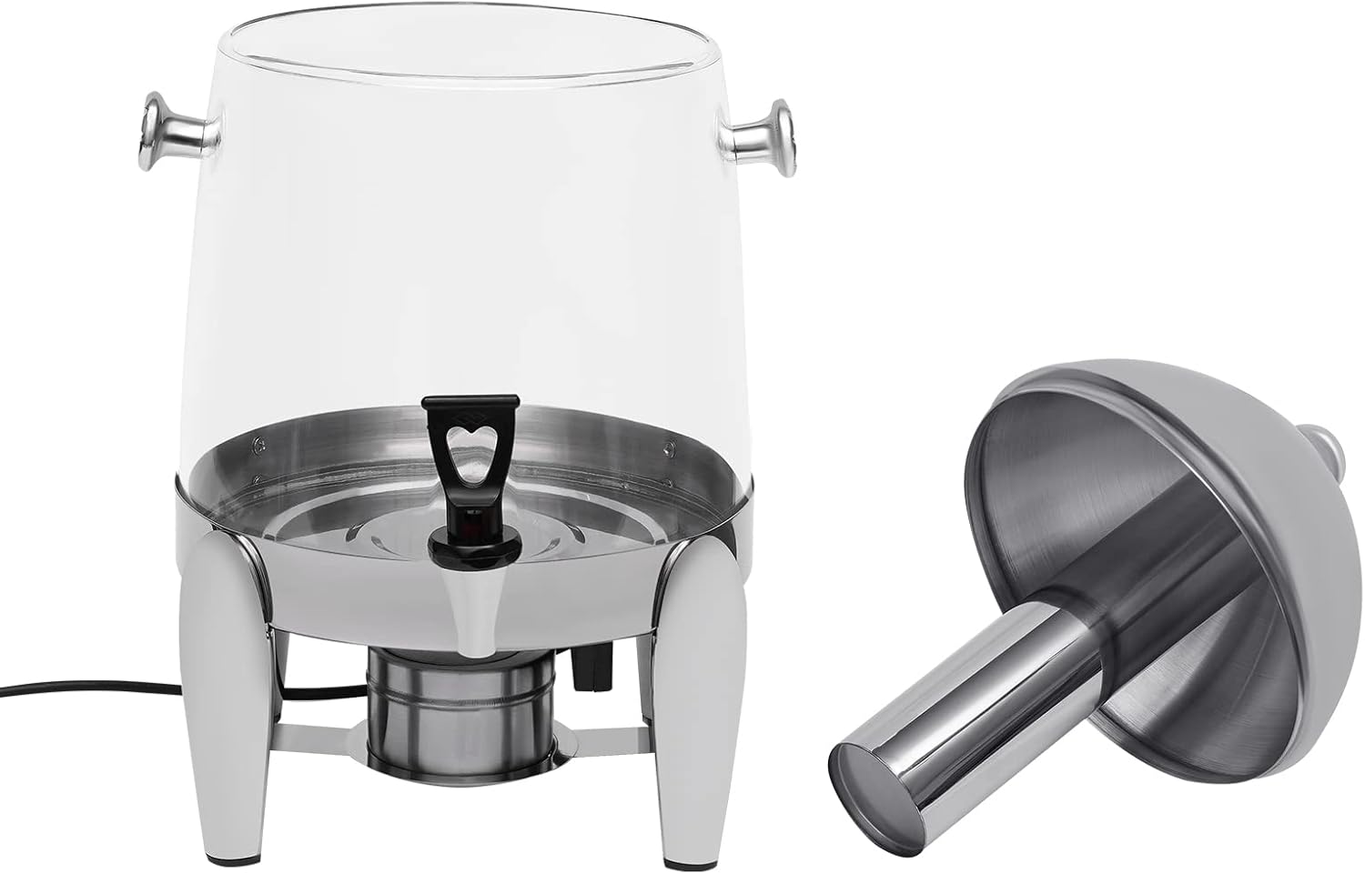 Máquina de chocolate caliente de 12L3.2 gal Dispensador eléctrico de bebidas dispensador de bebidas aislado dispensador de acero inoxidable