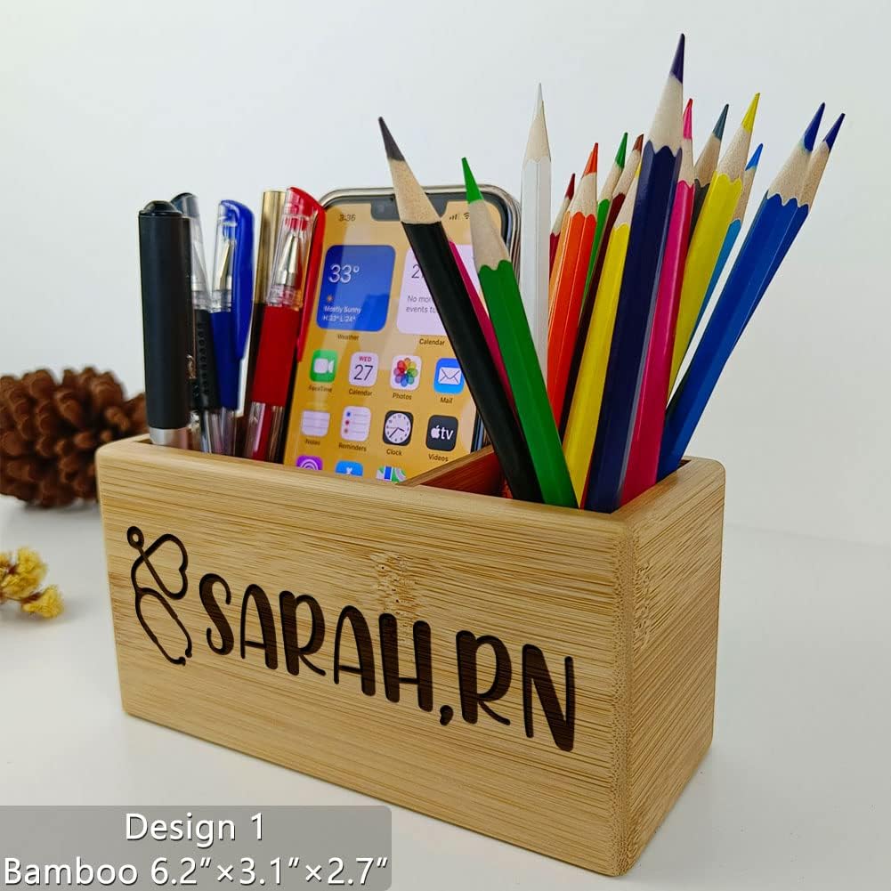 Regalos personalizados para enfermeras, soporte para bolígrafo con nombre personalizado para enfermera, estudiante de enfermería, regalos de