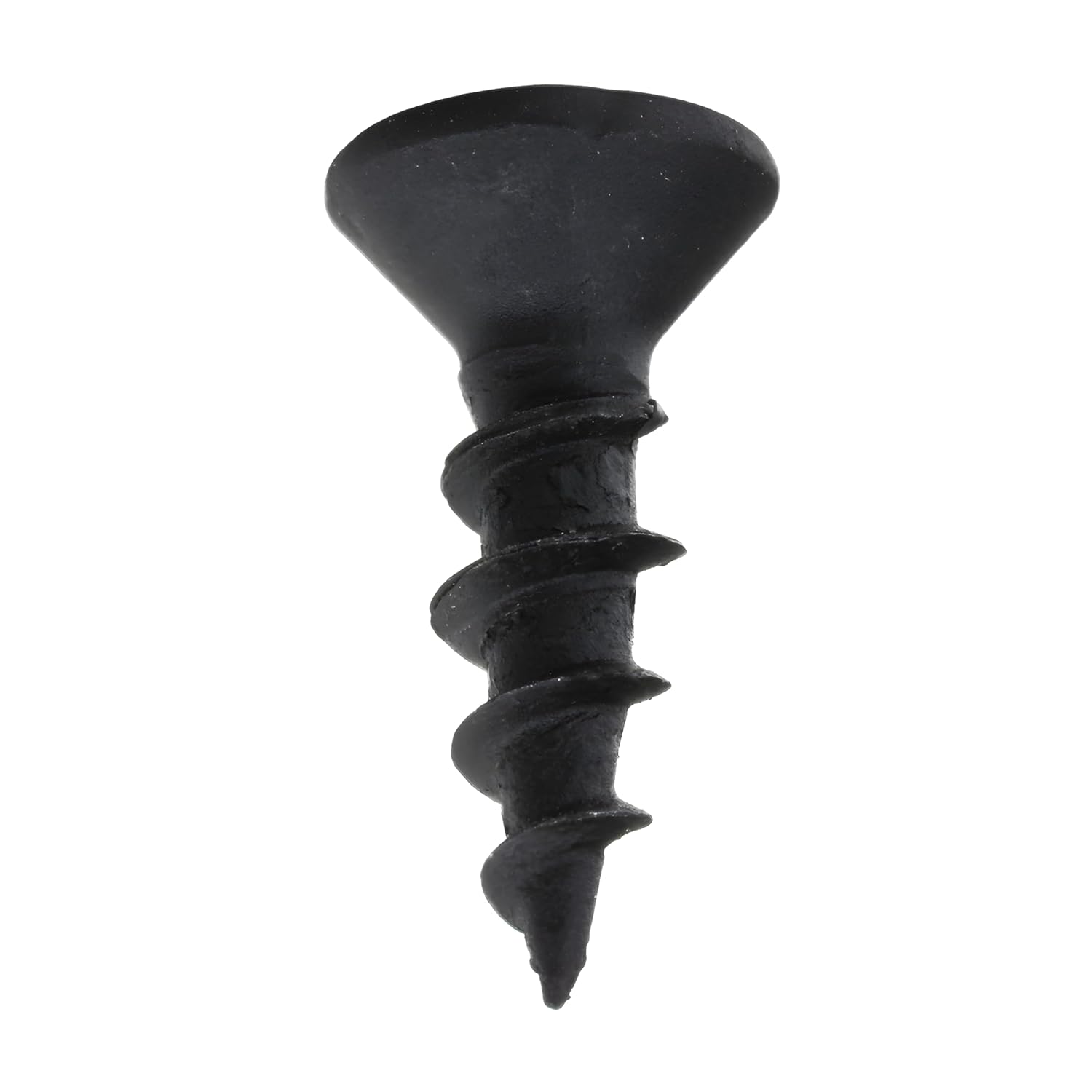 Rok Hardware – Paquete de 1000 tornillos para madera de cabeza plana Phillips de rosca gruesa #6 x 12 pulgada en negro, excelente en tableros de