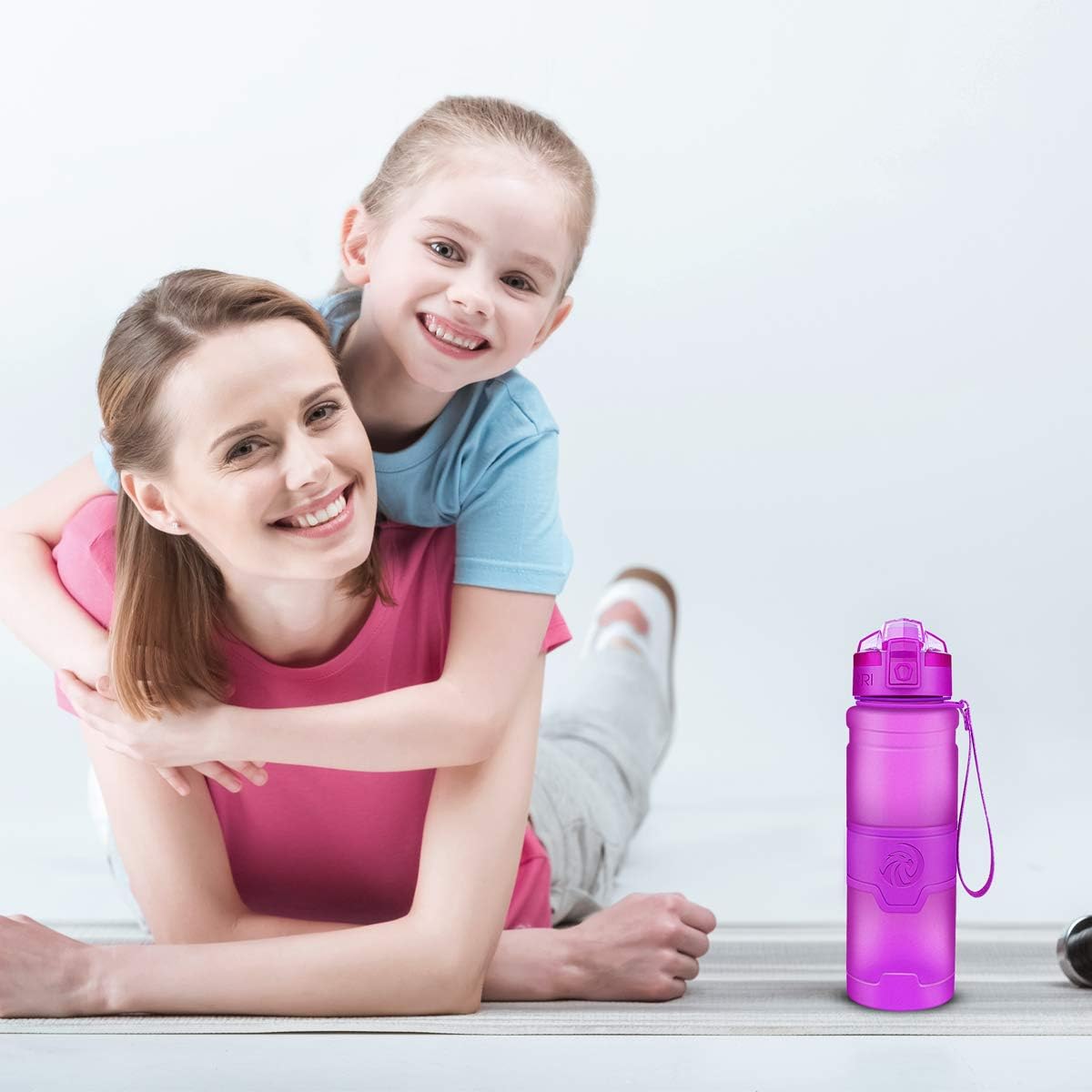 Botella de agua deportiva Zorri, 13.5, 17, 23.6 onzas, sin BPA, a prueba de fugas, ligera, para exteriores, campamento, ciclismo, fitness, gimnasio,