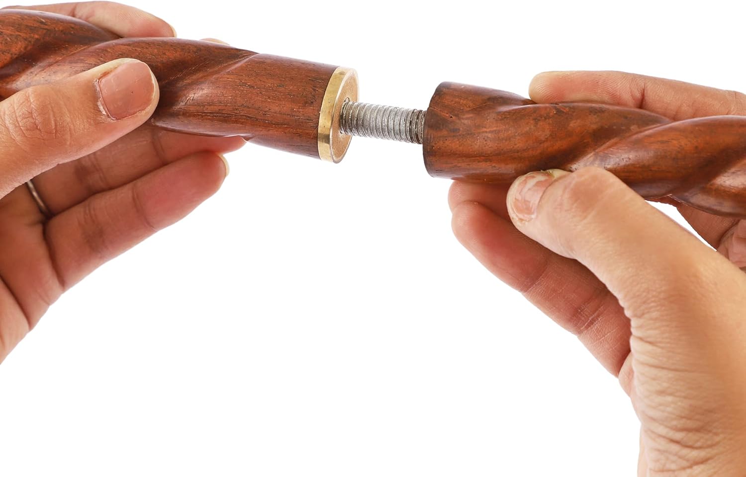 Bastón de madera victoriana para hombres y mujeres, bastón de caminar con cabeza de martillo  Bastón de caminar bellamente hecho a mano