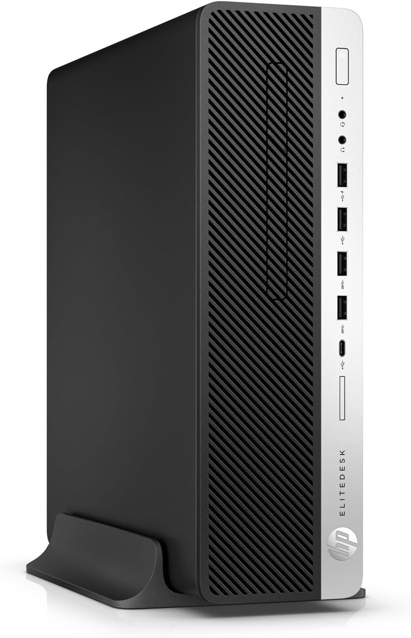 HP EliteDesk 800 G4 SFF – Computadora de escritorio de factor de forma pequeño, Intel Core i5-8500, 2.1 GHz, 32 GB DDR4 RAM, 512 GB SSD, WiFi,