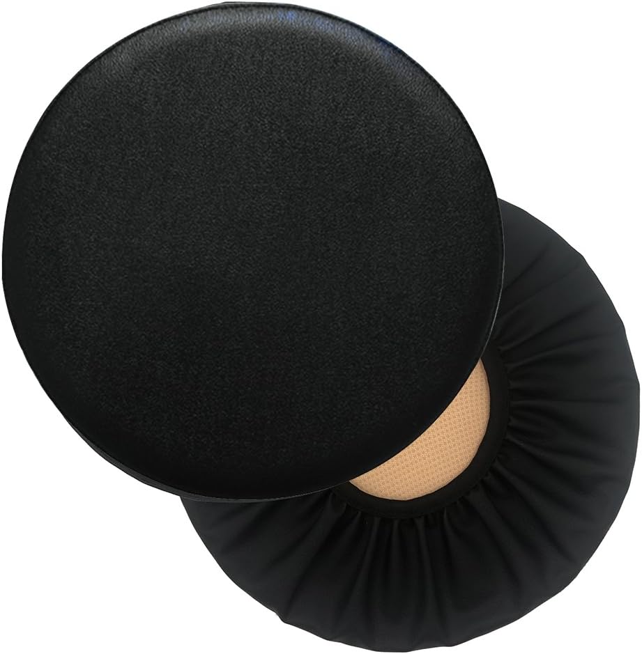 Sigmat Funda para taburete de bar antideslizante de PU, 2 unidades
