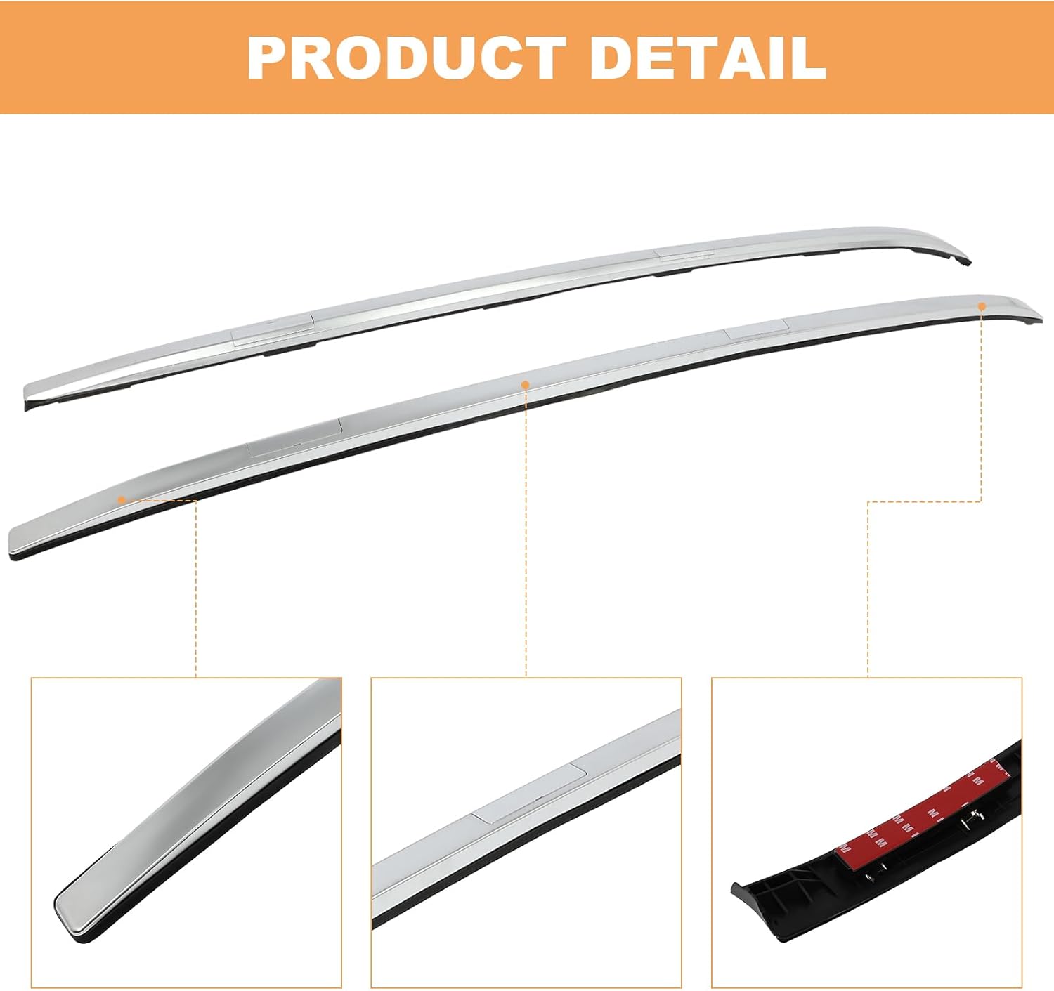 FINDAUTO Rieles laterales de techo para Toyota Highlander 2020-2021, portaequipajes plateados para techo, 165 libras, canoa, kayak, portaequipajes,