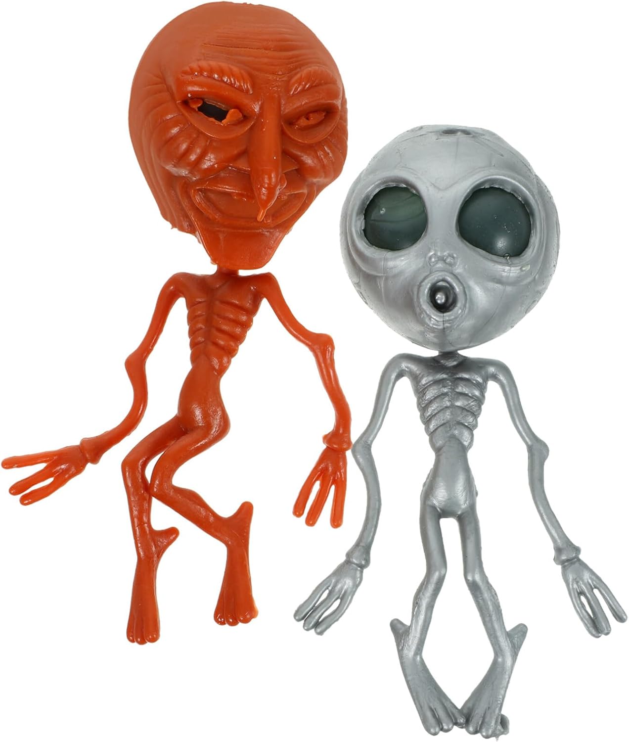 Abaodam 2 piezas de decoraciones de Halloween inflables al aire libre complicado Halloween Halloween alienígena fantasma apretón juegos de fiesta