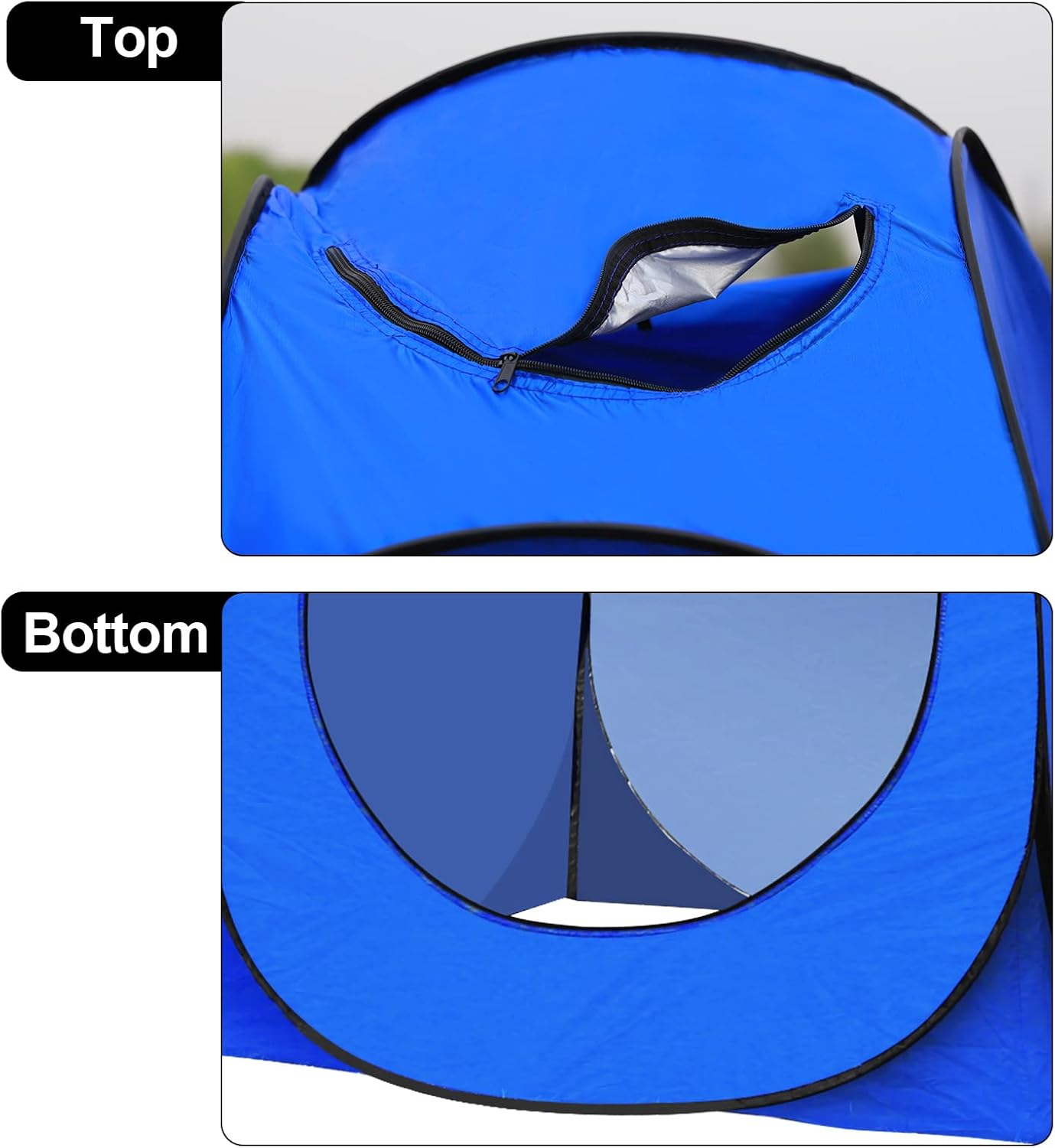 Tienda de campaña portátil de privacidad, campamento al aire libre, baño, baño, ducha, amplio vestidor, vestuario para senderismo, playa, picnic,