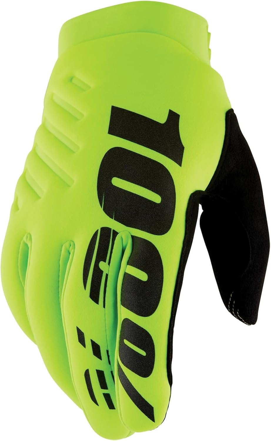 100% BRISKER – Guantes de motocross y bicicleta de montaña para clima frío, equipo de protección cálido para invierno MTB y MX Powersport Racing