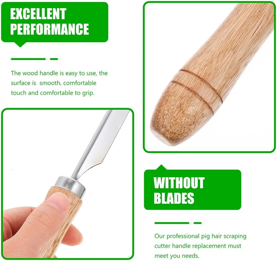SHERCHPRY 3 unids raspador de pelo de cerdo cocina cerdo afeitadora de pelo de acero inoxidable soportes manual de pelo de cerdo maquinilla de