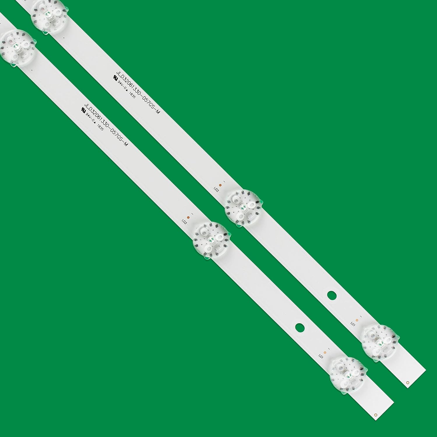 2 Pieceskit De LED for TV 32 T32D16DH 01B T32D16DH 01W JL.D32061330 004AS M 4C LB320T JF3 4C LB320T JF4 32HP100 Fit for Thomson Light Strip