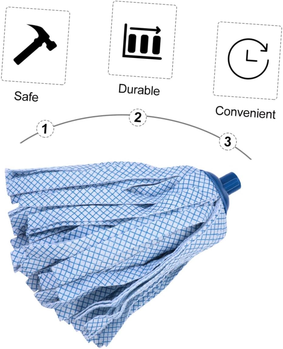 STOBAZA 6 piezas de repuestos para trapeador en seco para reemplazar el agua, cabezal de cocina, absorbe el agua, absorbente de trabajo, herramienta