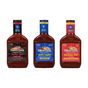 Famous Dave’s Paquete variado de salsa barbacoa, 19-20 onzas (paquete de 3) incluye 1 botella de sabor rico y atrevido + 1 botella de sabor Devil’s Famous Dave’s Paquete variado de salsa barbacoa, 19-20 onzas (paquete de 3) incluye 1 botella de sabor rico y atrevido + 1 botella de sabor Devil’s