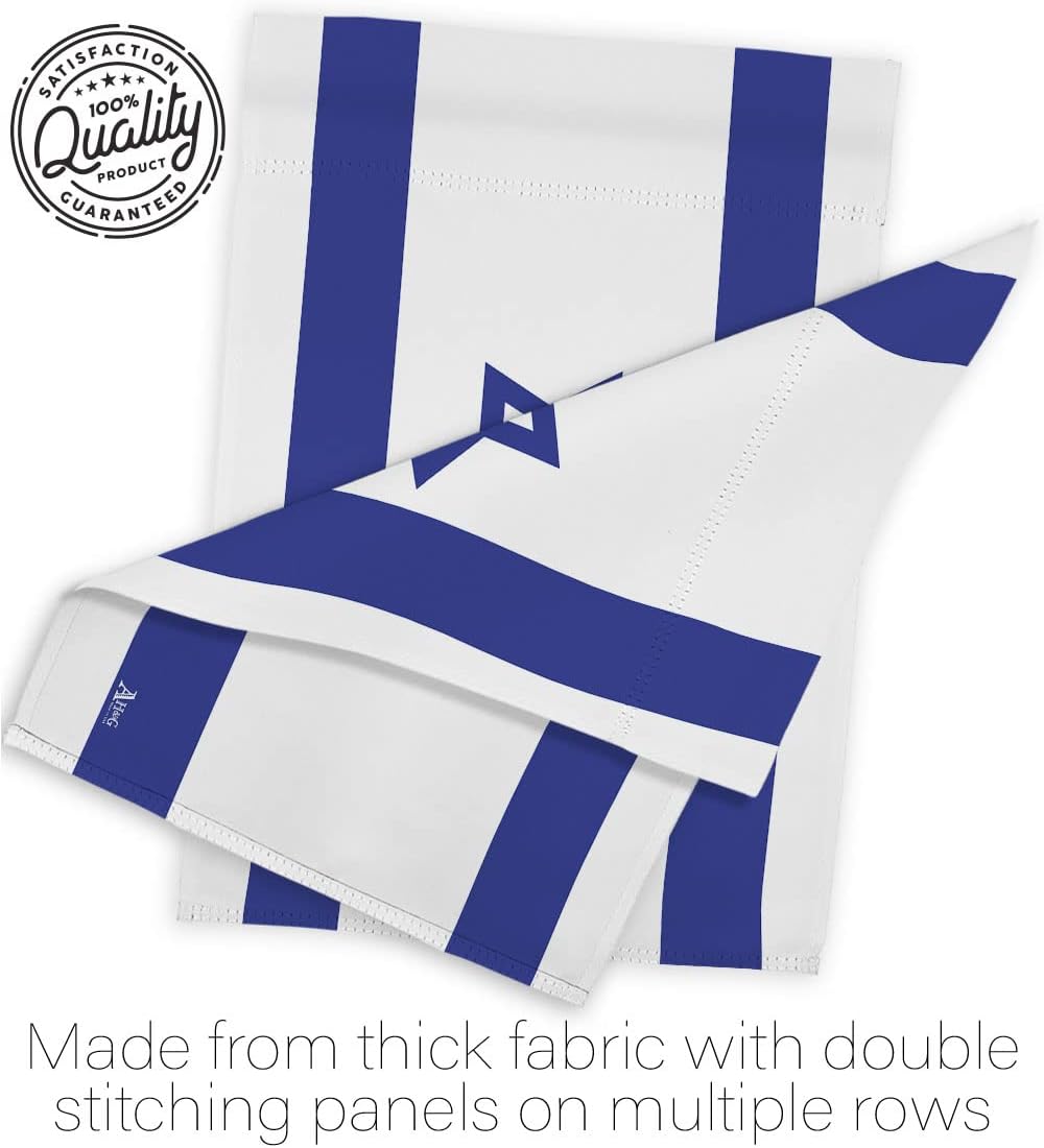 Bandera de Israel Bandera de Israel 2 piezas de bandera de arte de pared para habitación, patio, césped, jardín, tapiz interior al aire libre,