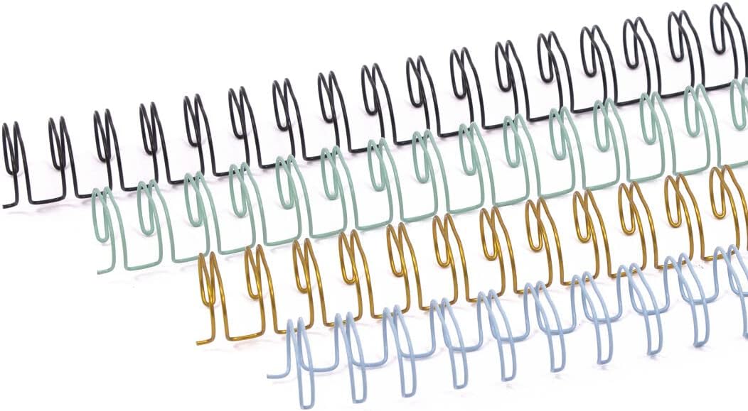 Craftelier – Juego de 2 carpetas en espiral de doble anillo para álbumes, cuadernos, diarios o calendarios  Ideal para álbumes de recortes y otros