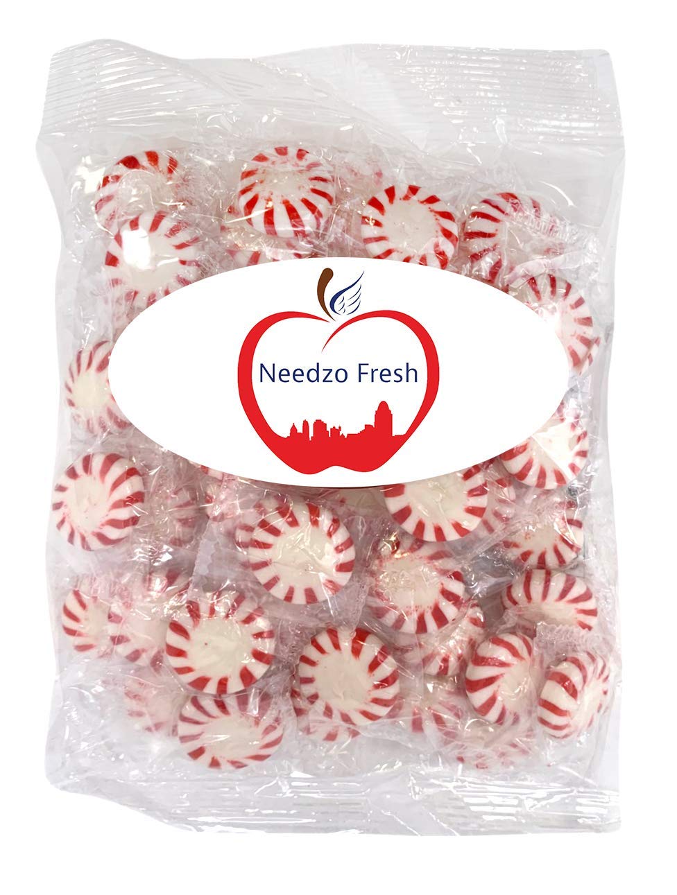 Needzo Fresh Starlight Mints, caramelos de menta duros envueltos individualmente, paquete de 2, 8 onzas