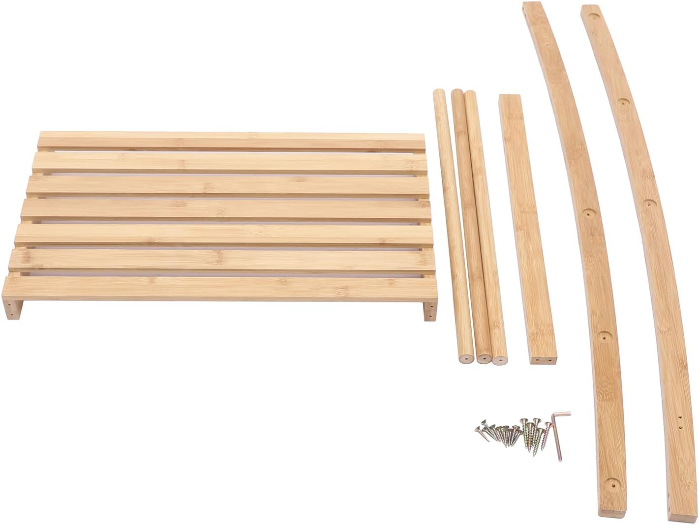 Toallero de bambú, 3 capas de perchas de ropa para el hogar, toallero independiente para suelo de baño, sostiene toallas de baño y toallas de mano,