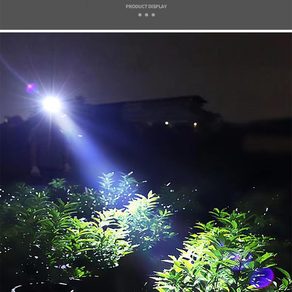 YZYOE Luz de bolsillo portátil recargable súper brillante, 1500 lúmenes, triple núcleo, mini linterna táctica para exteriores, imán de cola con