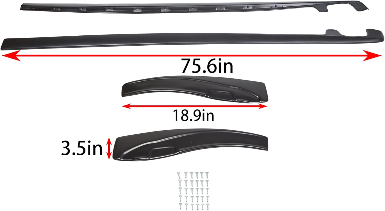 ECOTRIC Faldas laterales, paneles basculantes, par de protectores estilo ZR1, compatible con Chevrolet Corvette C6 Z06 2005-2013 (modelos de cuerpo