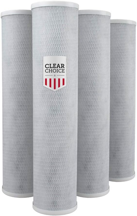 Clear Choice – Filtro de agua para sedimentos de 10 micrones, 20 x 4.50 pulgadas, repuesto de cartucho de filtro de agua de 20 pulgadas, sistema RO