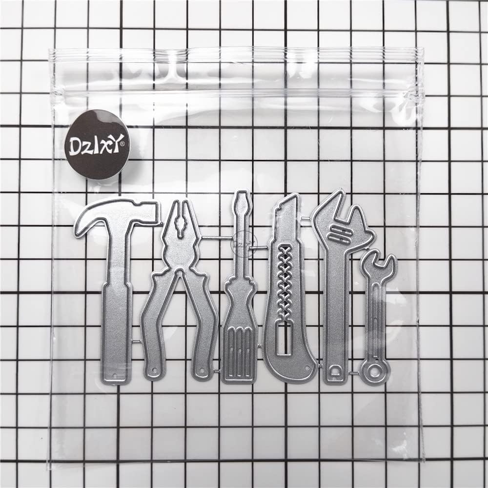 DzIxY Llaves destornilladores de corte de metal para hacer tarjetas, papel de gofrado, juegos de troqueles, álbumes de fotos, álbumes de recortes,