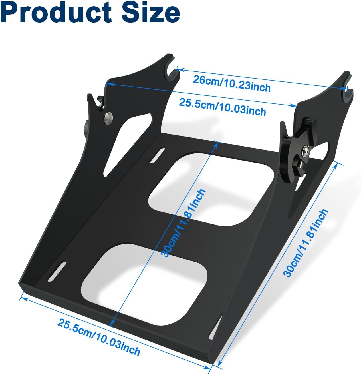 Soporte de paquete turístico, portaequipajes desmontable para Harley Tour Pak, compatible con Harley Davidson Touring Street GlideElectra GlideRoad