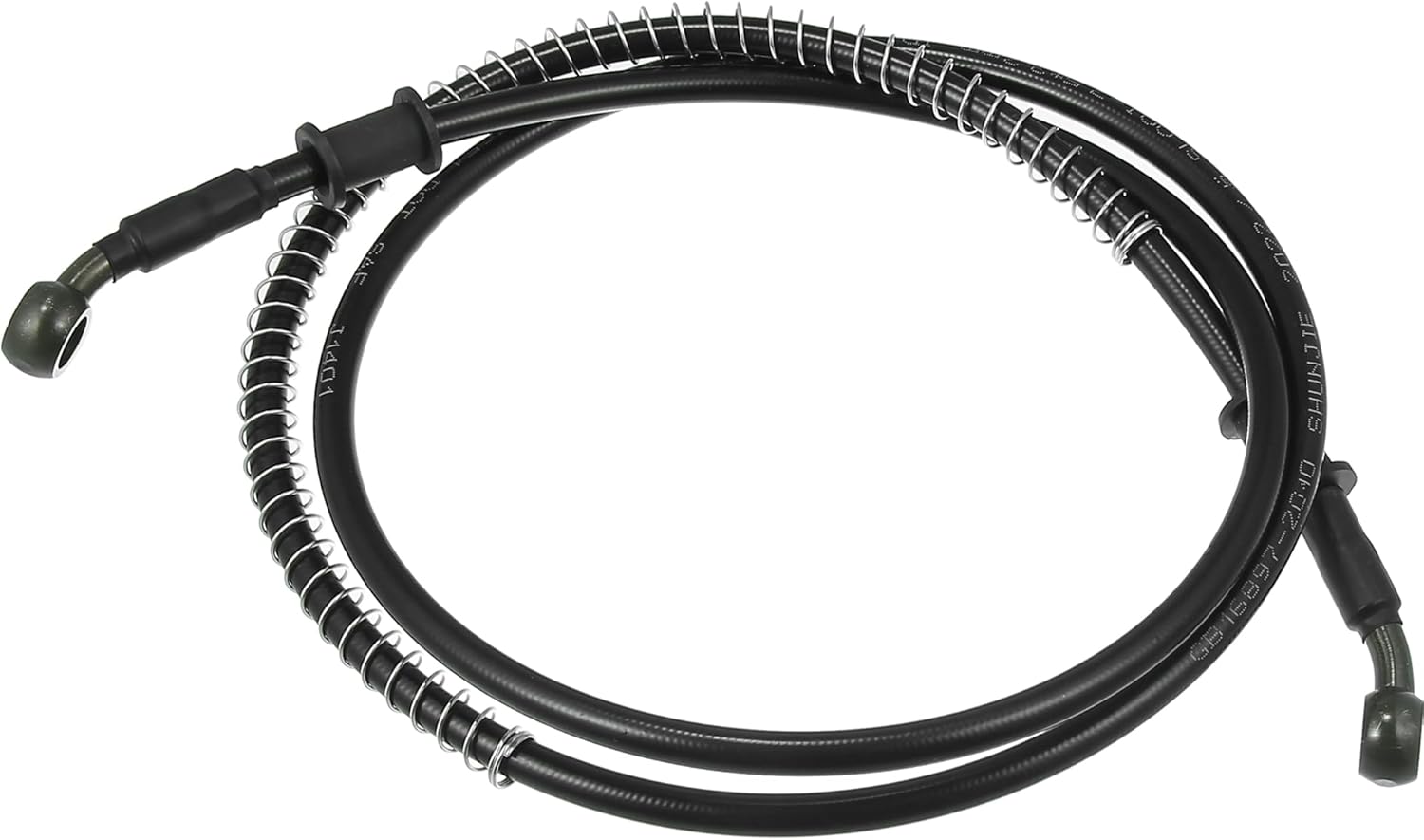 Motoforti 55.1 in 55.12 “0.394 in 28 grados motocicleta trenzada embrague aceite mangueras tubería embrague acelerador gas tubo tubo combustible