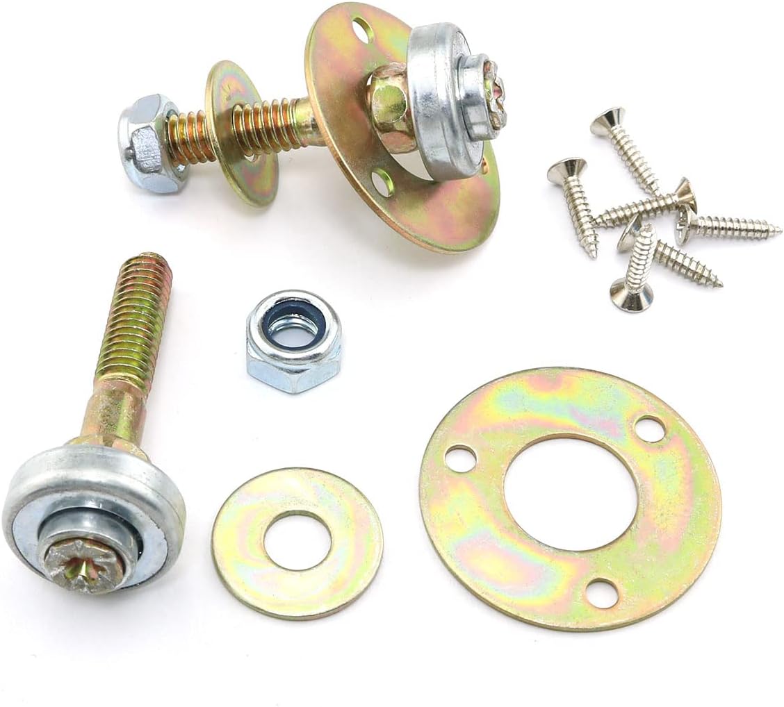 Juego de 2 piezas M8 x 2.165 in para muebles mecedora, rodamientos de piezas de conexión para silla mecedora, tornillos, tornillos, accesorios de
