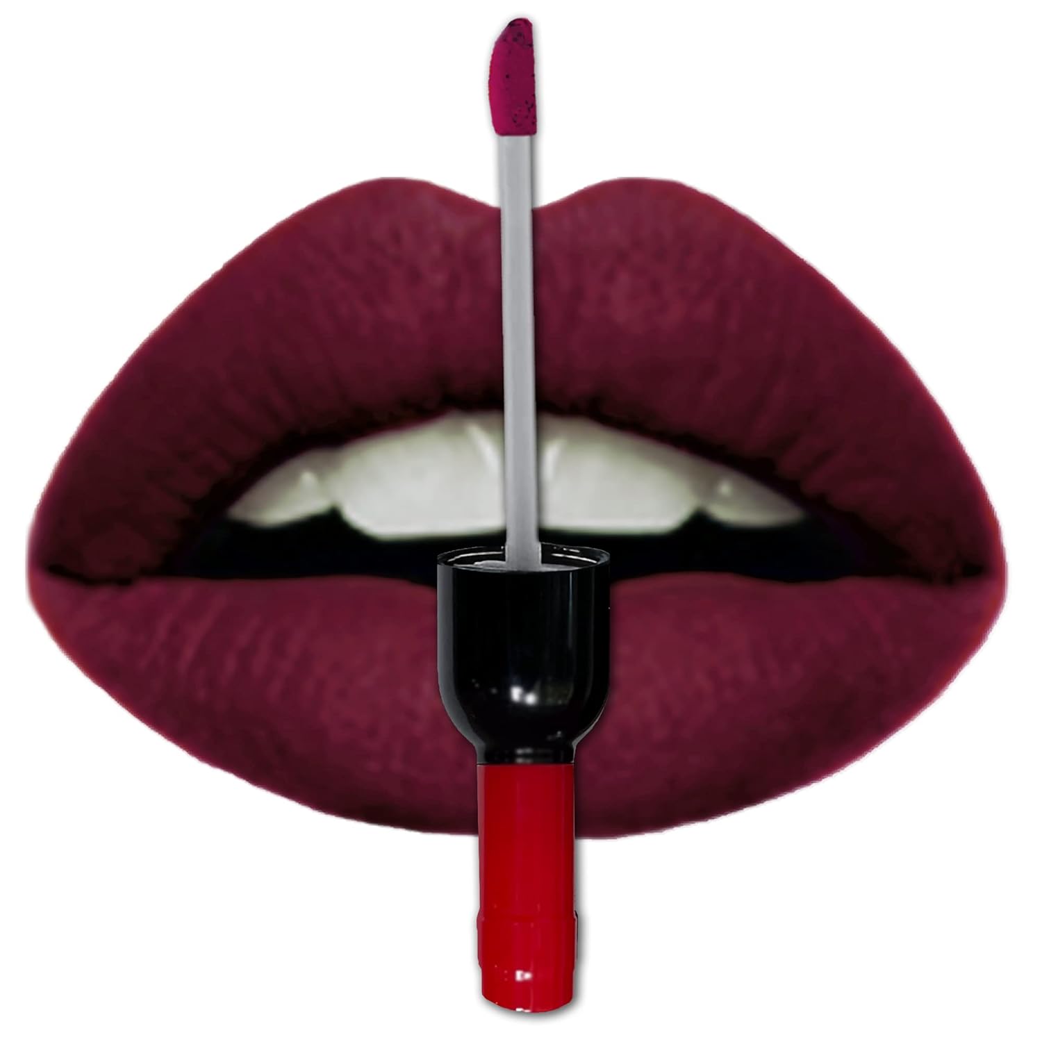Barra de labios Merlot (rojo oscuro con matiz púrpura)