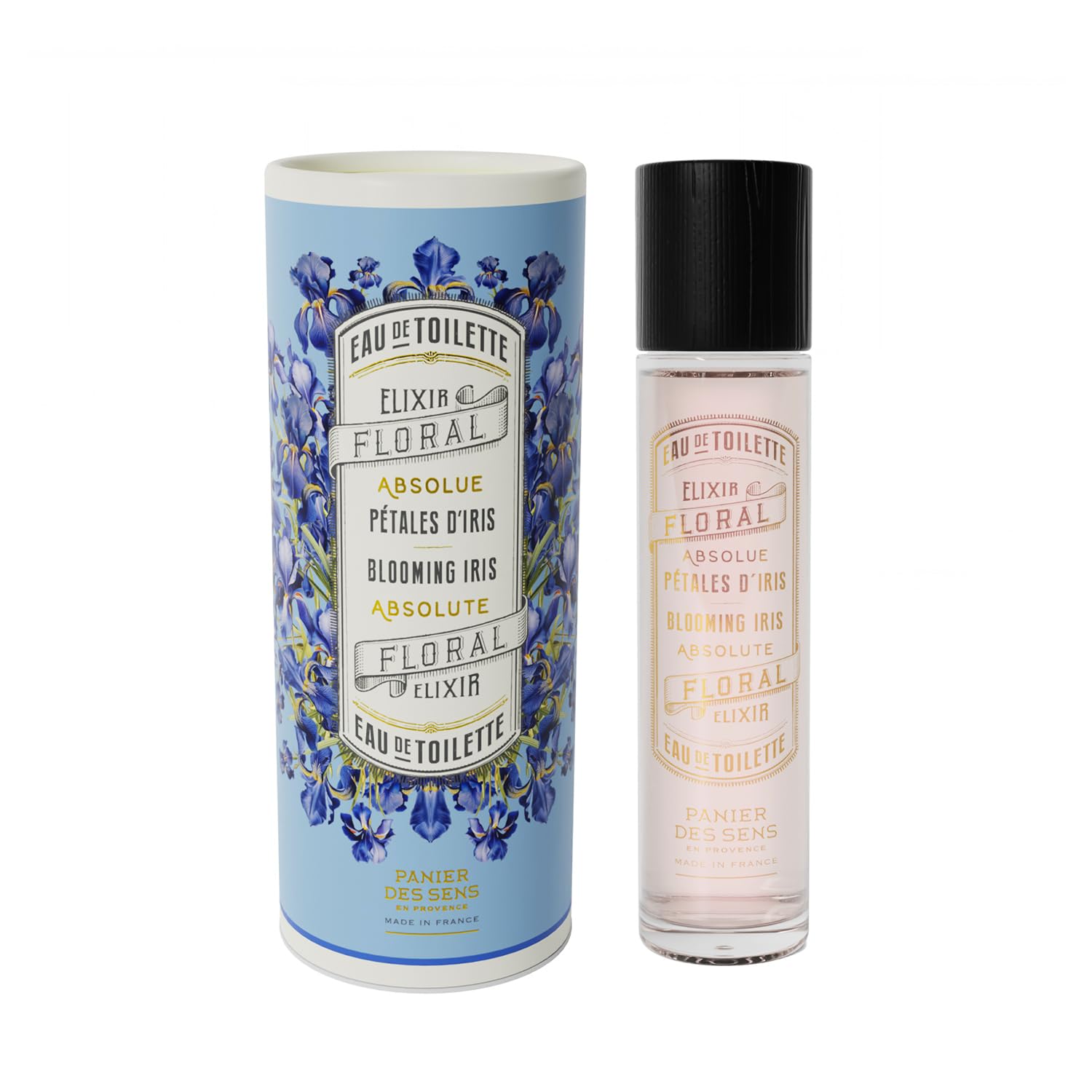 Panier des Sens Nuevo Blooming Iris Eau de Toilette – Perfume ligero para mujer  Fragancia floral natural  Cabello y cuerpo  Regalo para mujeres