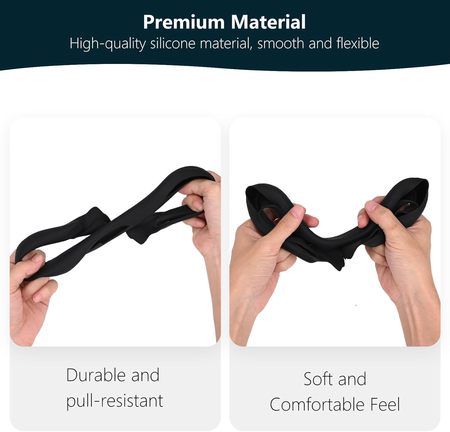 Silicone VR Face Cover for Quest 3 Original Headset, Face Pad Face Cushion Compatible with Meta Oculus Quest 3 Face Cover Skin Accessories