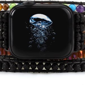 BOKIIWAY Correa de reloj bohemia hecha a mano con cuentas compatible con Apple Watch de 1.496 in1.575 in1.614 in1.654 in1.732 in1.772 in1.929 BOKIIWAY Correa de reloj bohemia hecha a mano con cuentas compatible con Apple Watch de 1.496 in1.575 in1.614 in1.654 in1.732 in1.772 in1.929