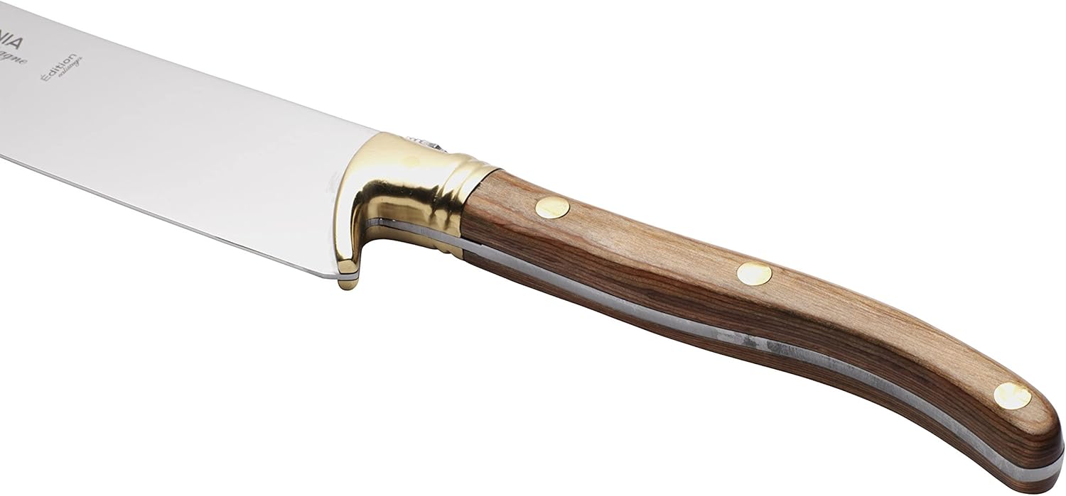 California Champagne Saber Company – Naturalwood – Espada hecha a mano hecha a mano en estilo francés Laguiole – Empaquetada en elegante caja de