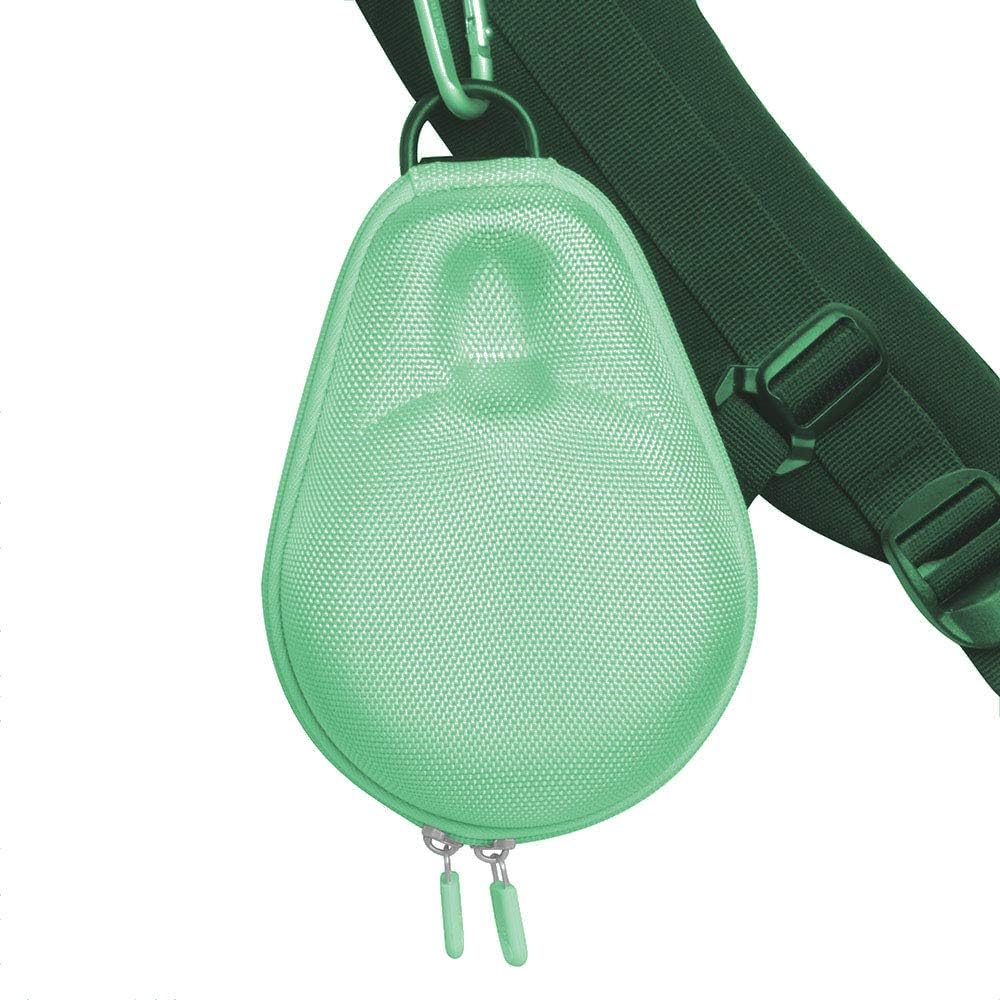Hermitshell Funda de viaje compatible con altavoz Bluetooth inalámbrico portátil JBL Clip 3 (verde claro)