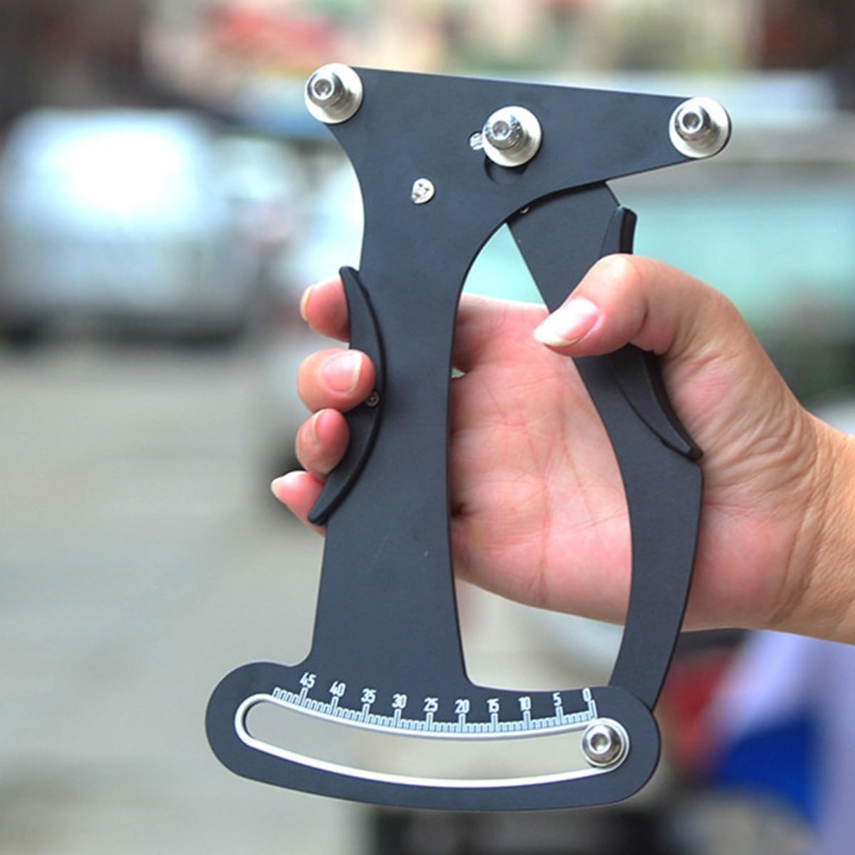 Herramienta medidor de tensión de radios para bicicleta, aleación de aluminio con tensiómetro de medidor, ajuste de llanta de alambre para bicicleta