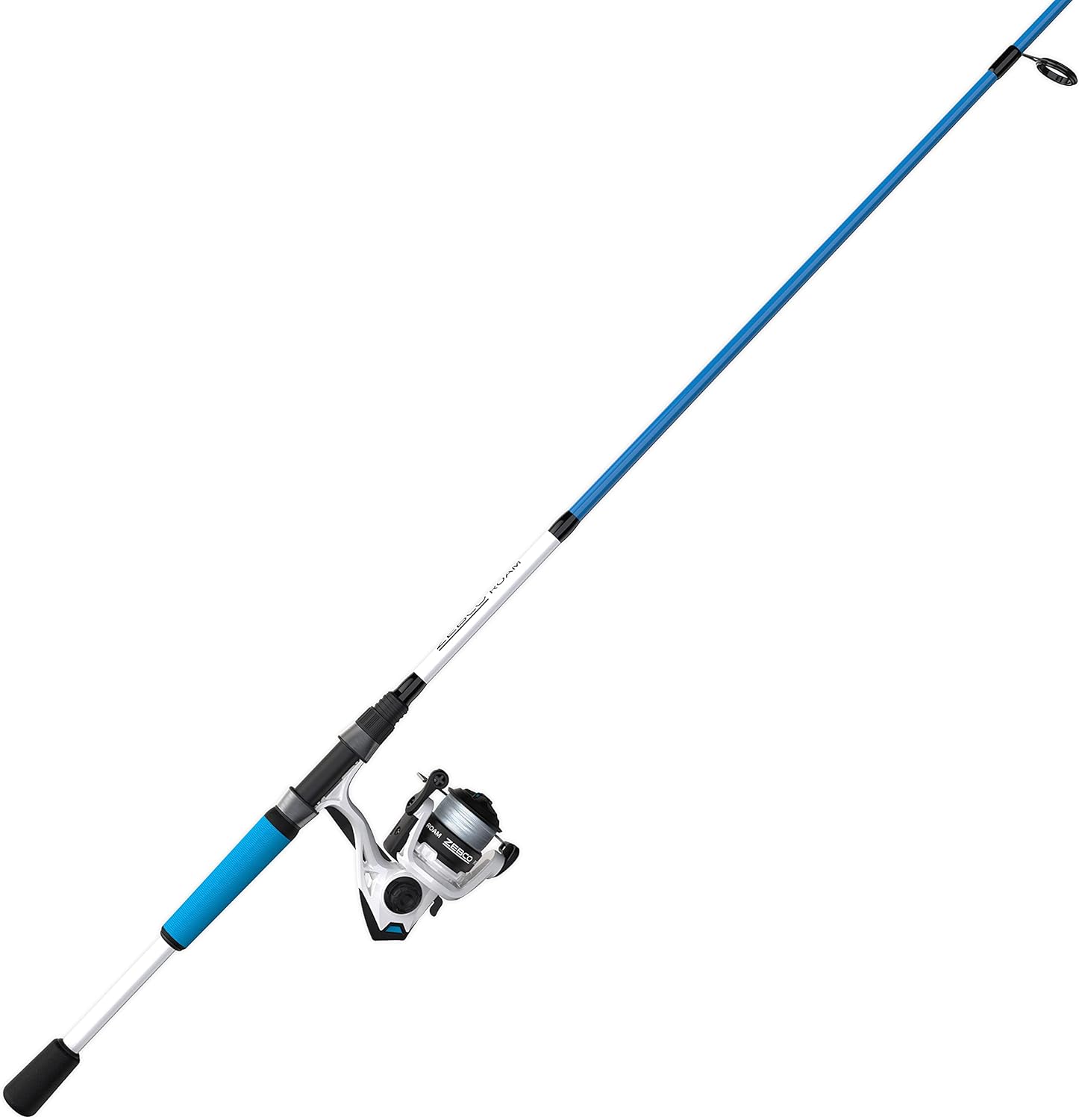 Zebco Roam Combo de carrete giratorio y caña de pescar, mango de caña ComfortGrip dividido, perilla de mango suave al tacto