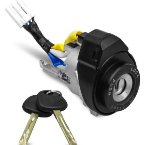 Interruptor de cilindro de bloqueo de encendido con 2 llaves apto para Kia Rio 2013-2017 Kia Optima 2011 2012 2013 2014 2015, reemplazo 81900-1WK00 Interruptor de cilindro de bloqueo de encendido con 2 llaves apto para Kia Rio 2013-2017 Kia Optima 2011 2012 2013 2014 2015, reemplazo 81900-1WK00