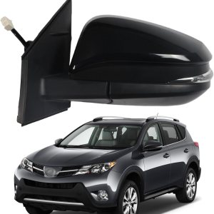 Liizoo Espejo lateral para puerta de automóvil Toyota RAV4 2013 2014 2015 lado izquierdo del conductor Vidrio ajustable Vidrio eléctrico Vidrio Liizoo Espejo lateral para puerta de automóvil Toyota RAV4 2013 2014 2015 lado izquierdo del conductor Vidrio ajustable Vidrio eléctrico Vidrio