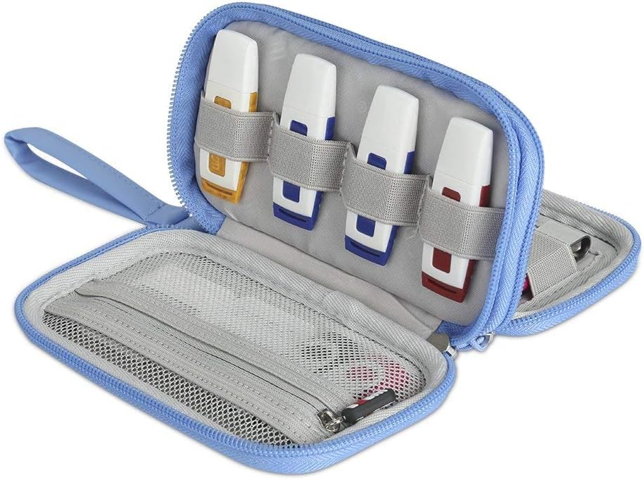BUBM Funda para unidad flash USB, bolsa de accesorios electrónicos impermeable portátil para unidades flash USB, tarjetas SD, auriculares y otros