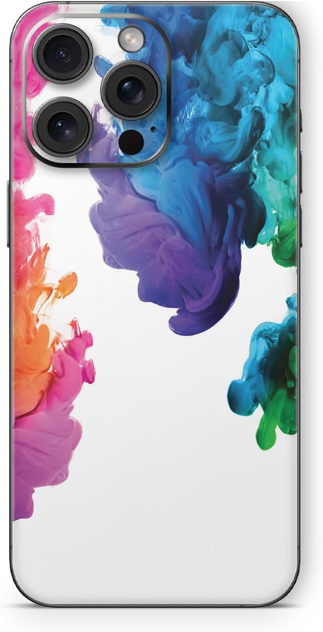MightySkins Skin compatible con Apple iPhone 15 Pro Max – Pintura acuática  Funda protectora de vinilo duradera y única  Fácil de aplicar y cambiar