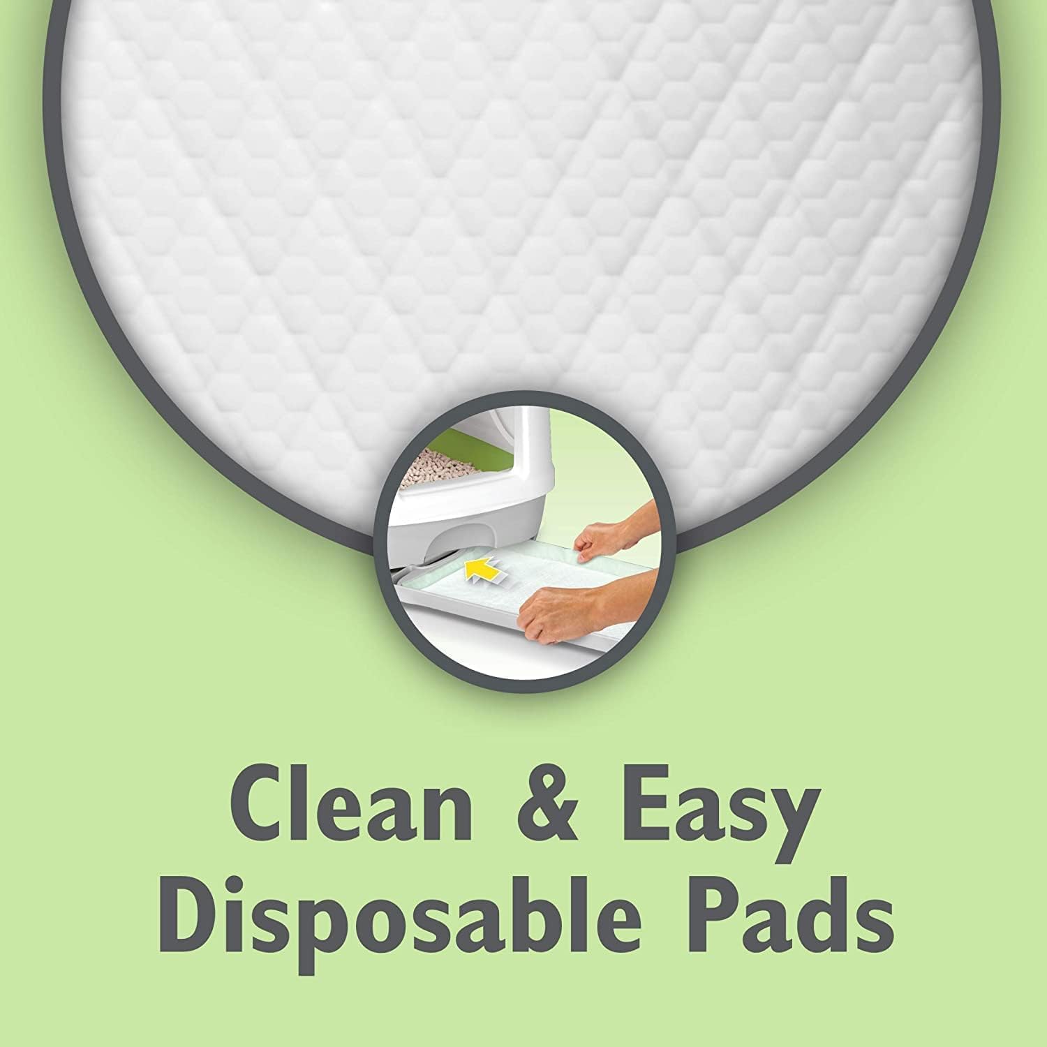 Tidy Cats Breeze Spring Clean – Paquete de recambio de almohadillas para gatos (3) 10 unidades con toallitas Aurora Pet