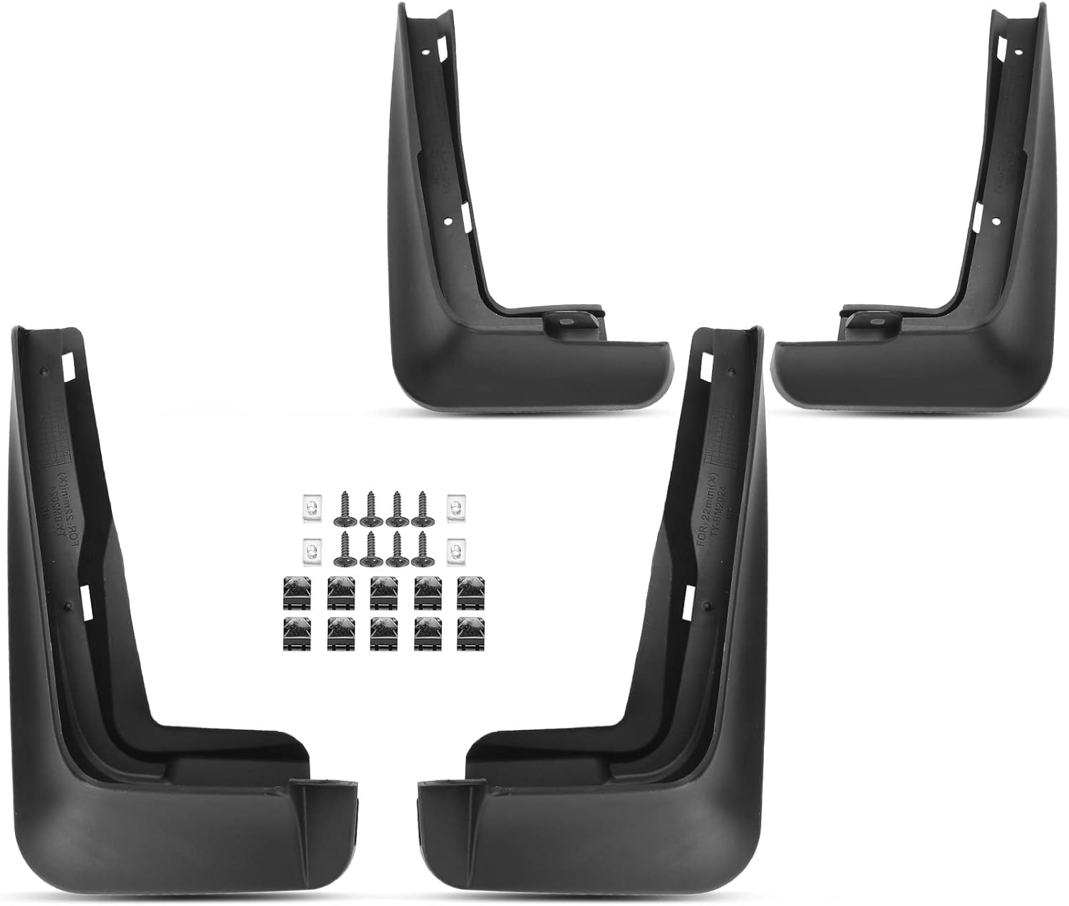 A-Premium 4 unidades de guardabarros compatibles con Mini Cooper 2022 ConvertibleHatchback delantero y trasero