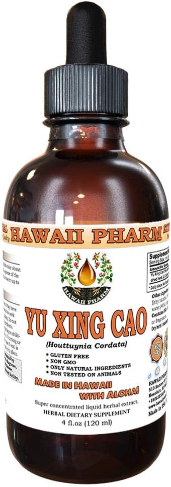Yu Xing Cao Tintura, Yu Xing Cao (Houttuynia Cordata) Extracto líquido de hierbas 4 oz