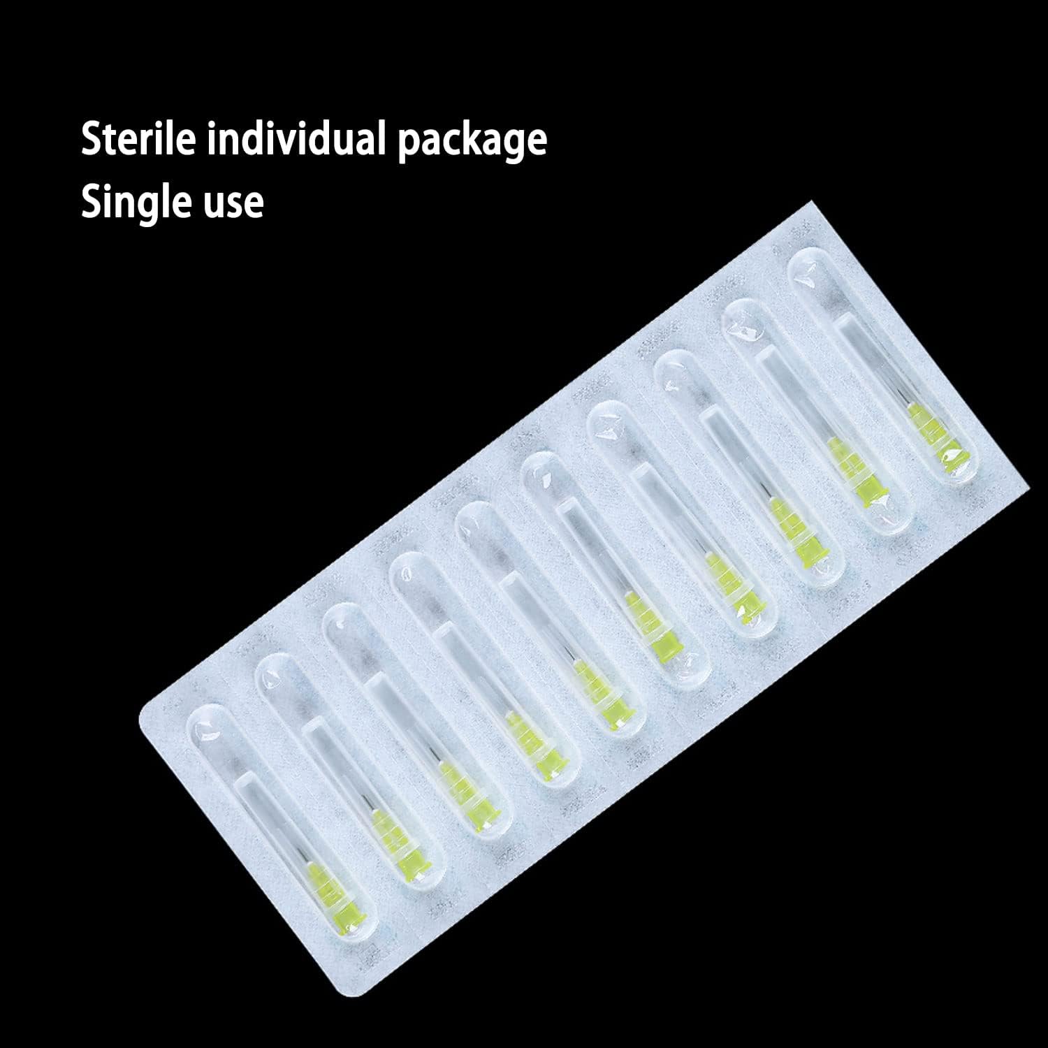 Aguja desechable Luer Lock 30Ga 0.157 in 100Pack (30Ga-0.157 in)