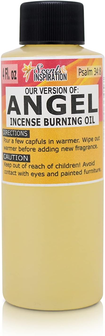 Scents & Inspiration Aceite de fragancia ardiente, nuestra versión de aceite de incienso de ángel para calentadores y difusores de aceite, adecuado