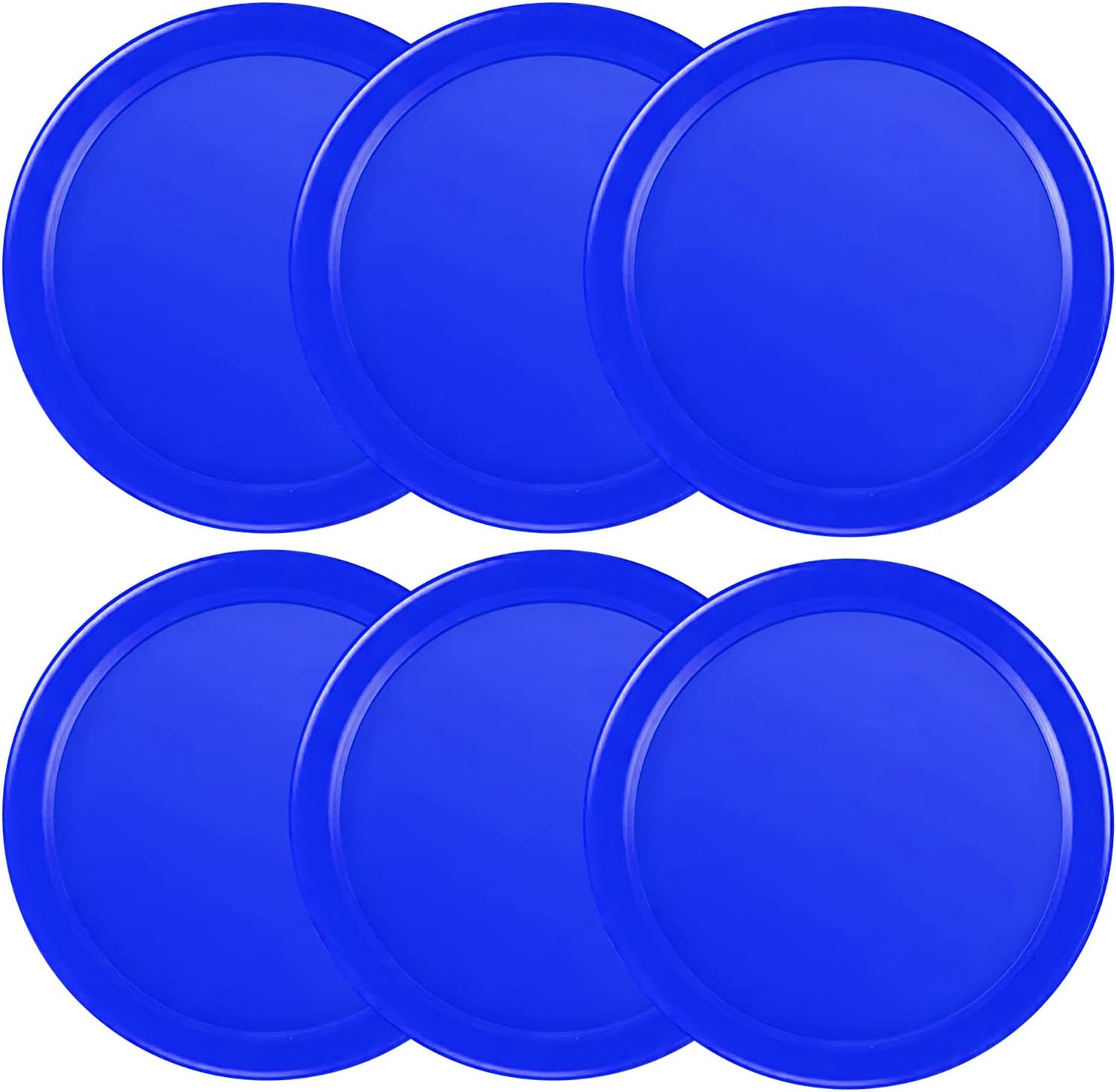 Coopay 3 14 Inches Air Hockey Pucks 6 Pack Full Size Heavy Replacement Pucks for Game Tables Equipment Accessories