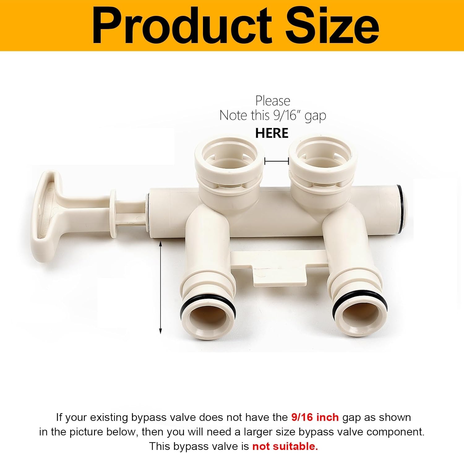 Kit adaptador de instalación de suavizante de agua 7280203 compatible con Kenmore, GE, Whirlpool, Morton, NorthStar, EcoWater, EcoPure etc