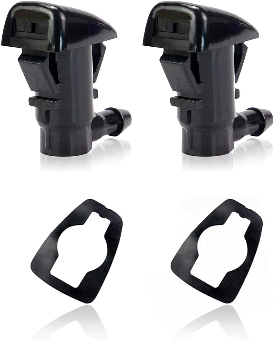 2 boquillas para limpiaparabrisas delantero, accesorios de pulverización, apto para Jeep Grand Cherokee 2005-2016, Chevy Malibu 2005-2013, reemplaza