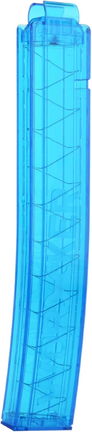 WORKER 18 dardos curvados Talon Magazine Clip de dardos cortos para Nerf Modulus Series Toy y Nexus Pro (azul transparente)